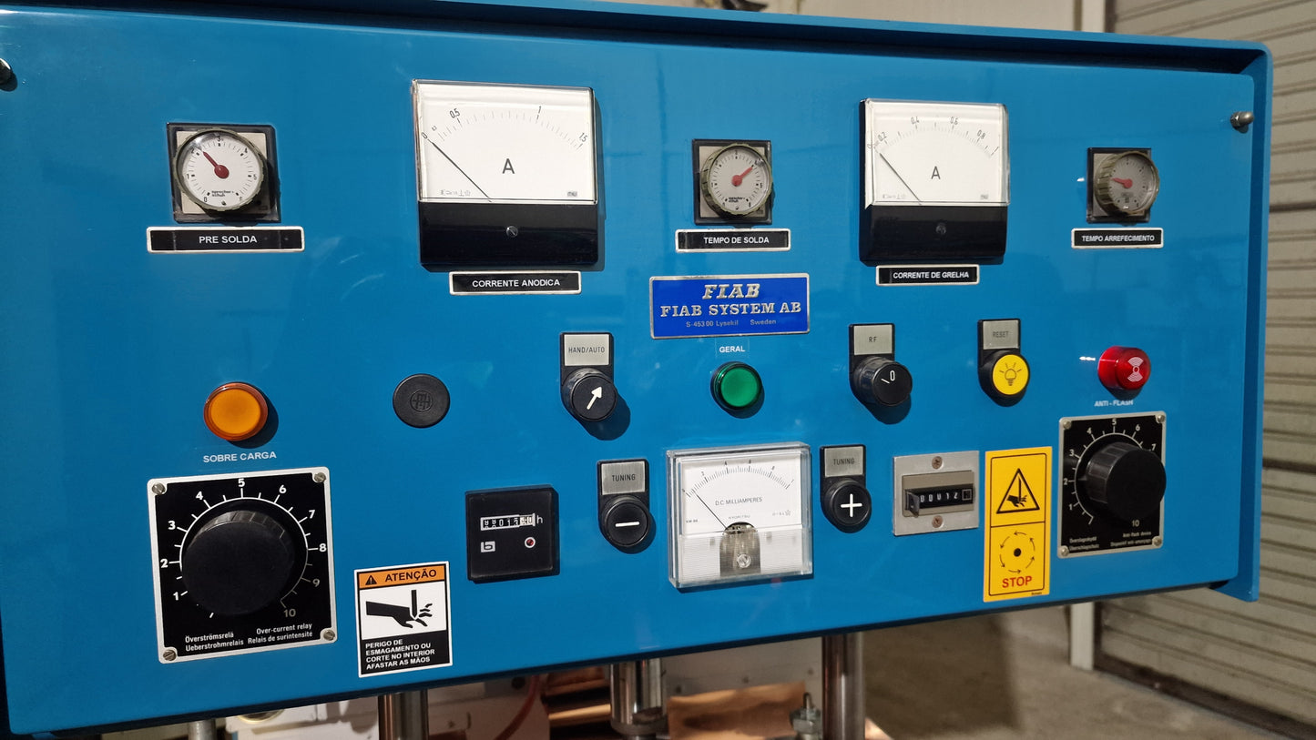 Radio frequency welder press 10 Kw. Maquina de alta frequencia10 Kw.